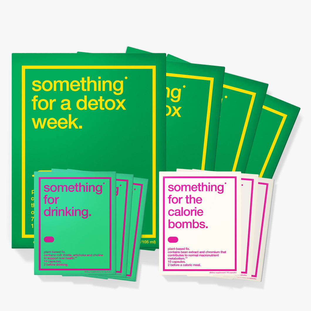 4 Weeks Liver Detox + 15 Alcohol Protectors + 15 Carb & Fat Blockers