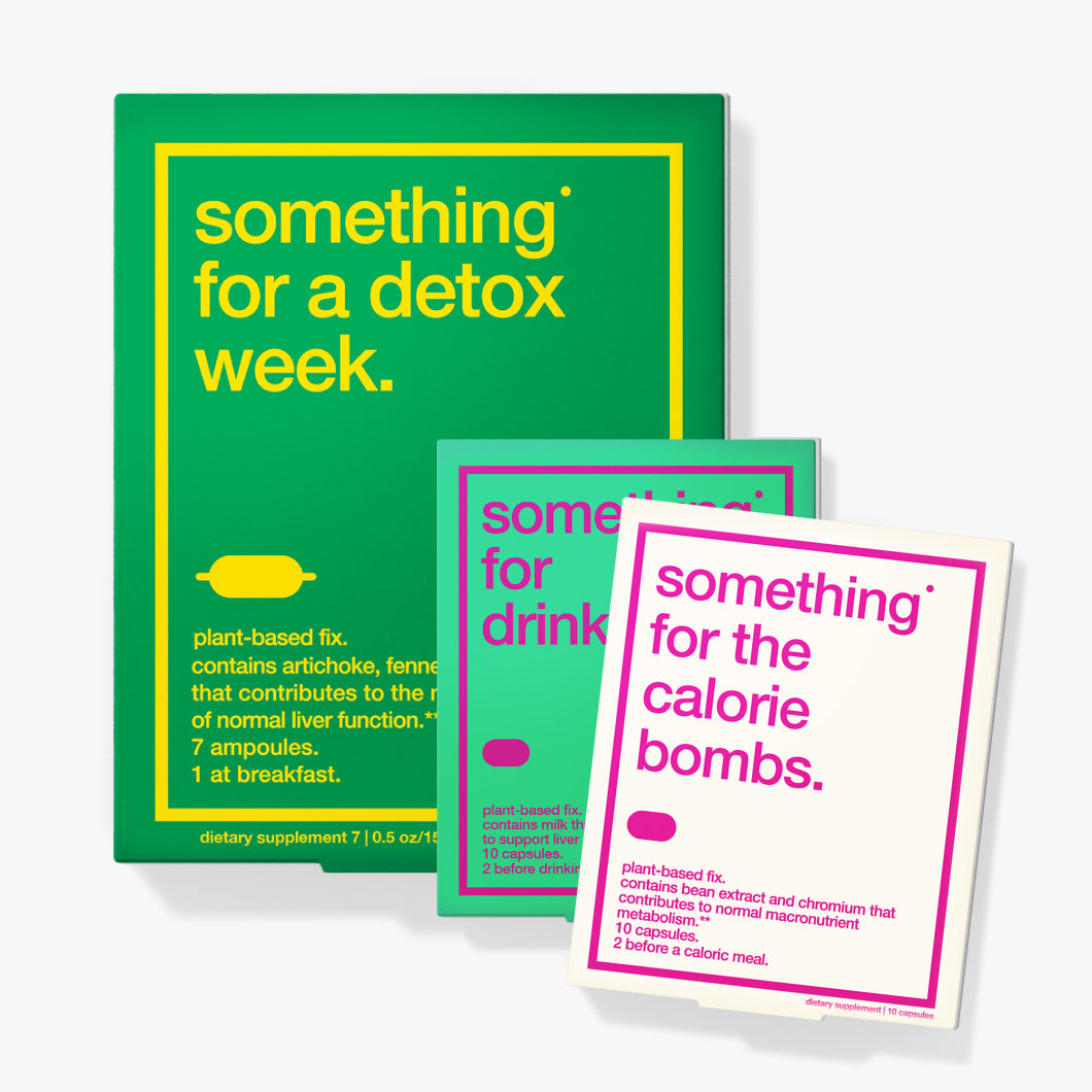 1 Week Liver Detox + 5 Alcohol Protectors + 5 Carb & Fat Blockers